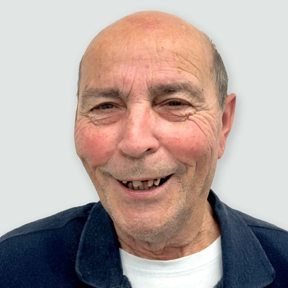 The same patient before treatment